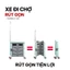 Xe kéo hàng xếp gọn đa năng 65L nhập khẩu FUJIHOME, xe đẩy hàng mini 4 bánh siêu thị đi chợ siêu gấp gọn