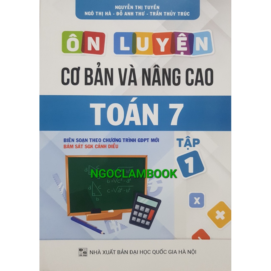 Ảnh Sách - Combo Ôn luyện cơ bản và nâng cao Toán 7 (Hai tập) - Bộ sách Cánh Diều 1