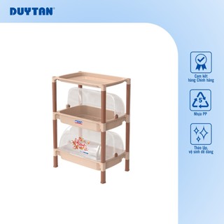 Kệ nắp lớn 2 tầng 3 tầng DUY TÂN nhựa PP, kệ úp chén bát, đựng đồ đa năng