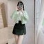 SET 3SP ÁO KHOÁC DẠ- SƠMI - CV ĐAN DÂY ⚡HỎA TỐC⚡ MEOINDAHOUSE