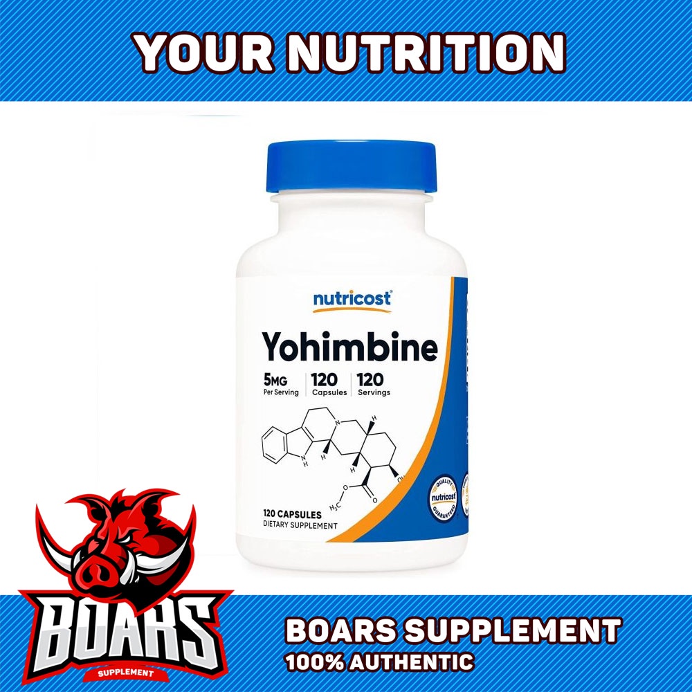 Nutricost Yohimbine 5mg – Hỗ Trợ Tăng Cường Chuyển Hóa Và Kiểm Soát Cân Nặng