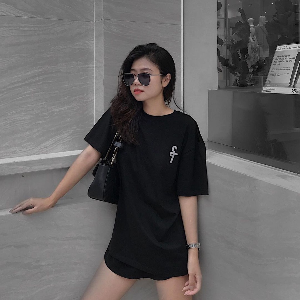 Áo thun nữ BLACKDOKI-Whatever , áo phông form rộng tay lỡ cá tính chất cotton dày dặn basic