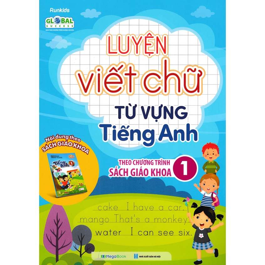 Ảnh Sách - Luyện Viết Chữ Từ Vựng Tiếng Anh Theo Chương Trình Sách Giáo Khoa - MEGA 2