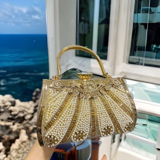 túi xách sang chảnh đi tiệc ,túi đính đá đi tiệc, túi xách cho mẹ đi tiệc túi đi đám cưới TX127