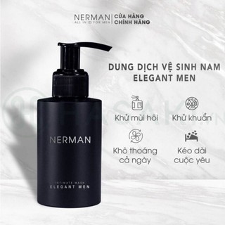 Combo Lịch Lãm Nerman Dầu Gội Đầu Hương Nước Hoa Cao Cấp và Dung Dịch Vệ Sinh Nam