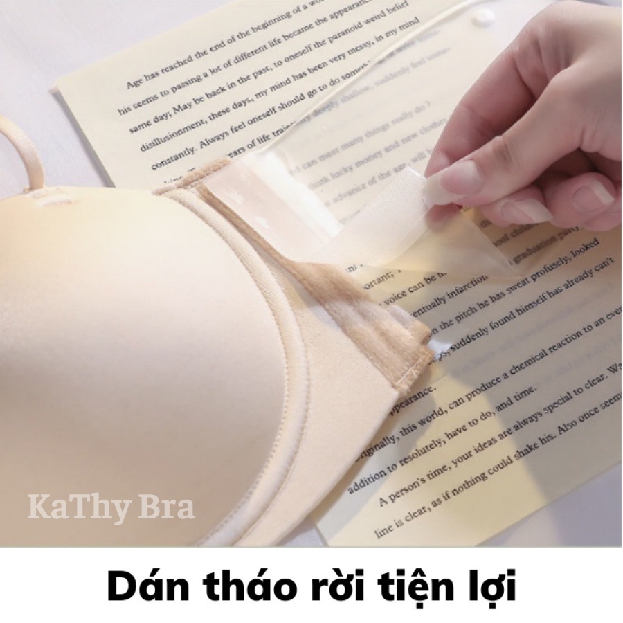 B37 [HCM loại 1] Áo Quây Cúp Ngực KATHY BRA Không Dây Chống Tụt Mặc Được Nhiều Kiểu Chất Su Đệm Dày Nâng Ngực Kèm Dây | BigBuy360 - bigbuy360.vn