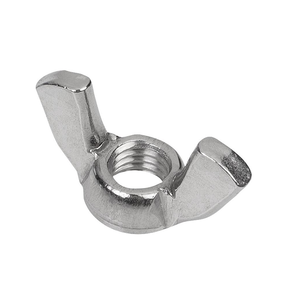 Đai ốc cánh M6 Inox 201 - Đai ốc bướm - Tán cánh chuồn - Tán chuồn tiêu ...