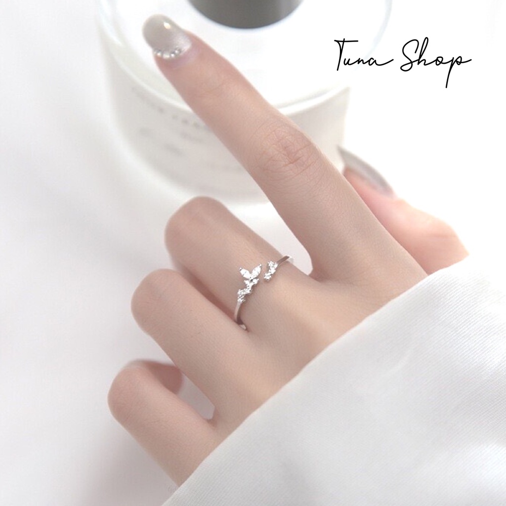 Women's 925 Silver Ring, adjustable by TuNa Silver - Trang sức bạc