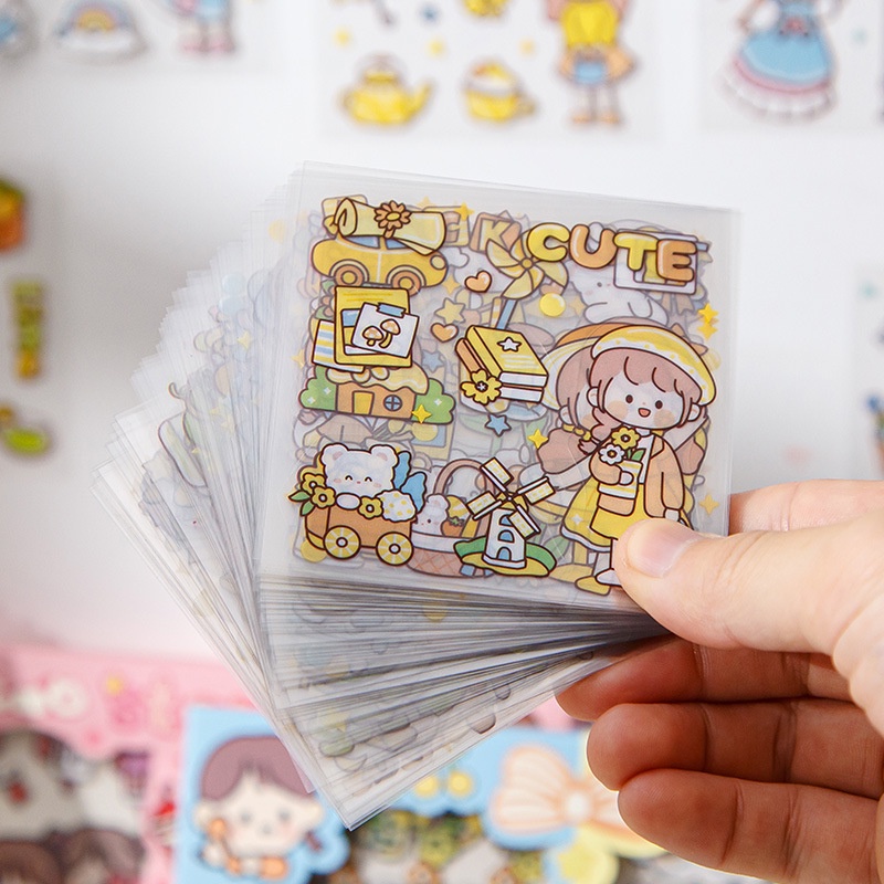Tấm sticker PVC chống nước dễ thương không trùng hình - quà tặng dán ...
