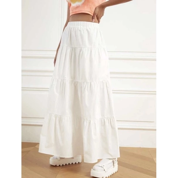 chân váy bigsize nữ bigsize chân váy tầng bigsize uzzang 60-100kg