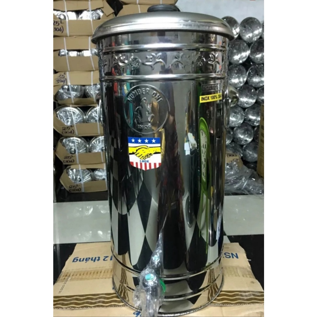 Bình lọc nước inox 304 (25lit và 40lit) GIAO HỎA TỐC 2 GIỜ | Shopee ...