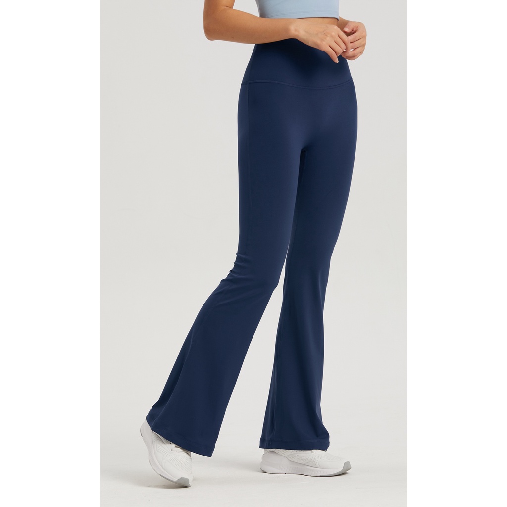 Hoppe Fumeng Free size nữ lưng cao đẩy lên giảm béo quần ống rộng thể thao thông thường | BigBuy360 - bigbuy360.vn