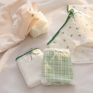 Quần lót nữ cao cấp cotton họa tiết cute xinh xắn đáy kháng khuẩn King Shop L-311