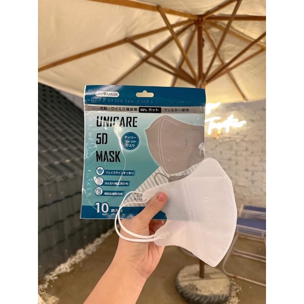 Freeship - Thùng 100 chiếc khẩu trang 5D UNIMASK hot trend