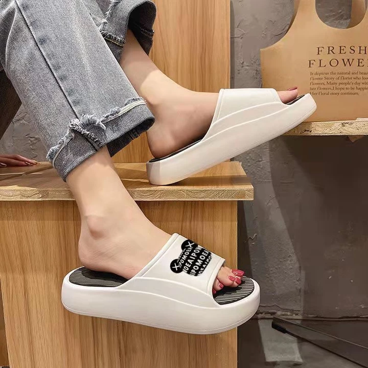 Dép bánh mì quai trơn độn đế siêu nhẹ thời thượng Dép ulzzang nam nữ, Dép bánh mỳ quai ngang unisex siêu tôn dáng