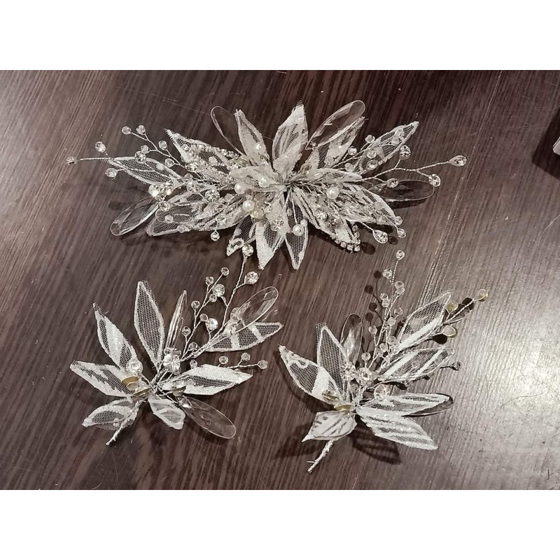 các set cài tóc cô dâu( bán cả bộ như ảnh)