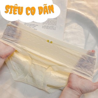 Quần lót nữ ren lưng cao mềm mịn co dãn ôm dáng gợi cảm King Shop L-2306