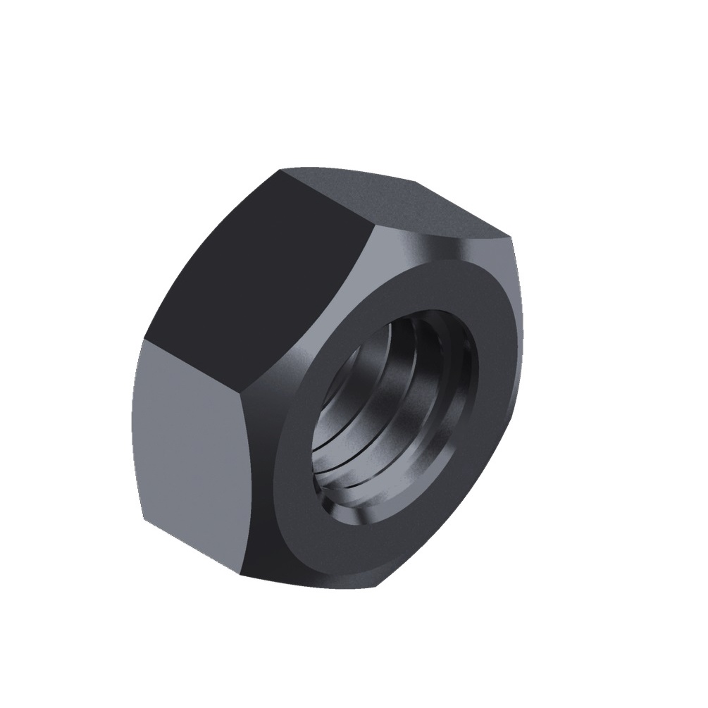 Đai ốc lục giác M22 thép xi đen 8.8 - E cu - Con tán - DIN 934 / DIN EN ...
