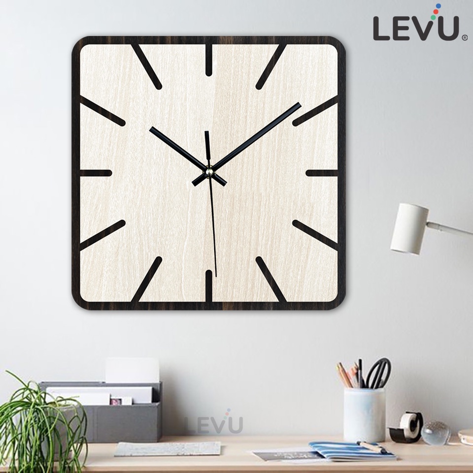 Đồng Hồ Treo Tường hình vuông đơn giản phong cách thời thượng