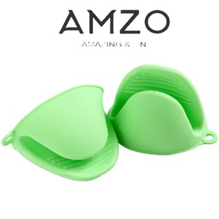 AMZO_BAO TAY SILICONE CÁCH NHIỆT DÙNG NHẤC NỒI NHÀ BẾP CHỐNG BỎNG