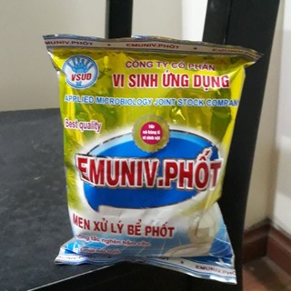Men vi sinh khử mùi toilet bồn cầu chống mùi hôi cống bể phốt men vi sinh khử mùi Eminiv NGHIỆN NHÀ