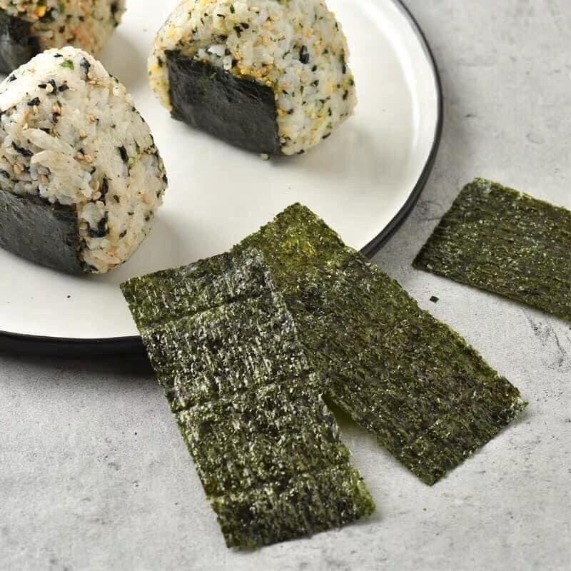 Rong Biển Tách Muối Hữu Cơ Alvins cho bé, Rong Biển Hữu Cơ Dạng Lá Alvins Hàn Quốc 15g