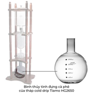 Volcano Bình thủy tinh tròn cold drip HG2650 Tiamo
