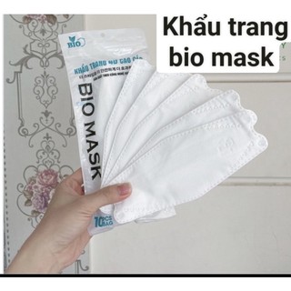 COMBO 5 BỊCHi 50 khẩu trang bio mask kf94 hàn quốc loại 4 lớp kháng khuẩn