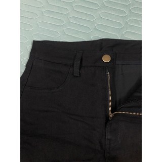(Đủ sz XS đến 4XL) Chân váy kaki jean trơn chữ A basic có lót quần Lolalalo 2023 - big size