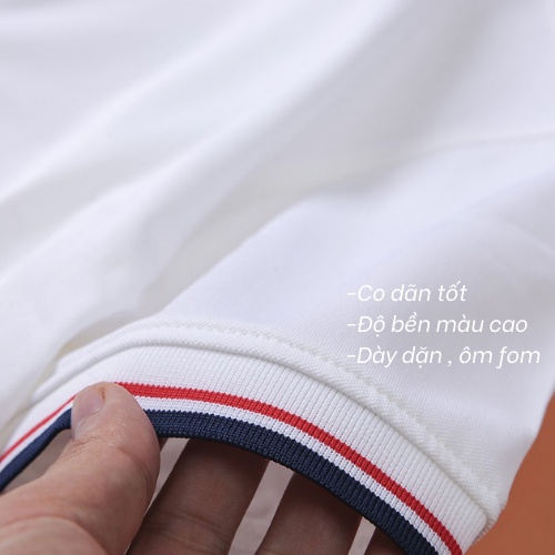 áo thun polo nam ngắn tay có cổ bẻ trơn basic ,chất vải cotton cá xấu gai mịn thấm hút mồ hôi co dãn 4 chiều