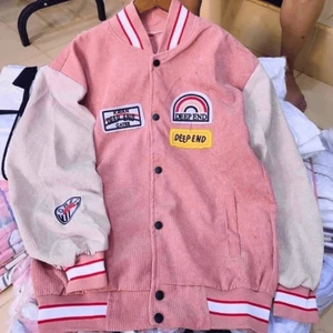 ÁO KHOÁC BOMBER LOGO CẦU VỒNG THỜI TRANG HÀN QUỐC - SIÊU HOTTREND , PHONG CÁCH THỜI TRANG MỚI CHO CÁC BẠN TRẺ HIYU