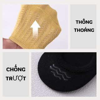 Tất nữ  thông thoáng chống trơn trượt co dãn mềm mịn Kingshop T81
