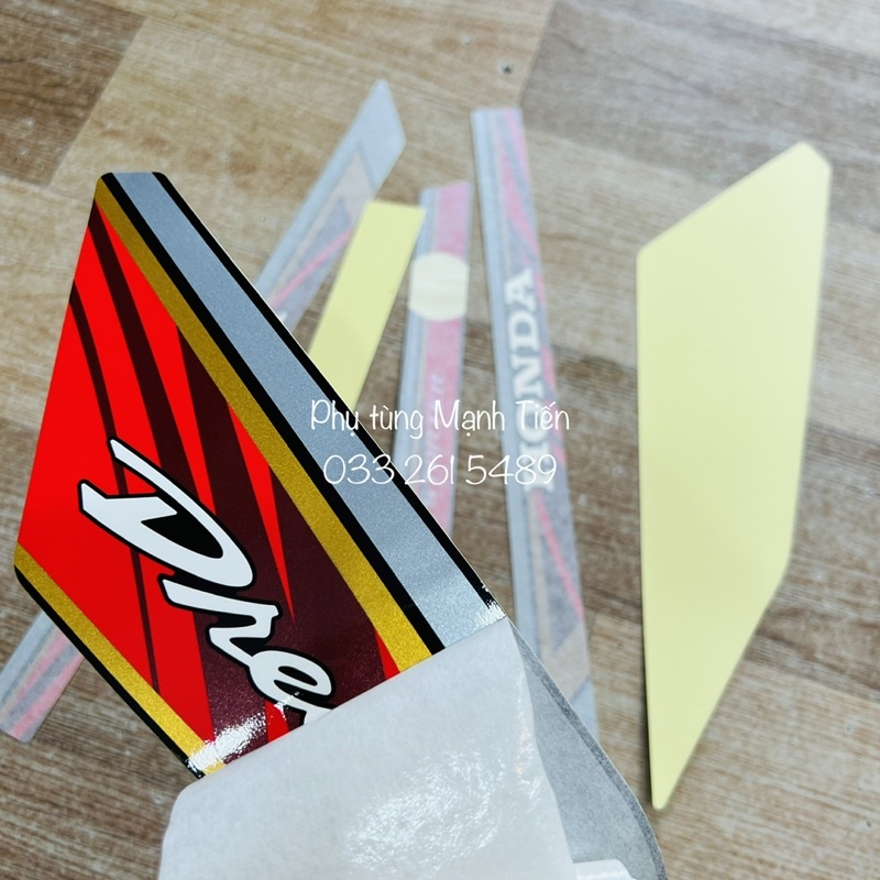 Bộ tem lửa dream Thái hàng 3 lớp 6 chi tiết | Shopee Việt Nam