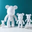 Phôi gấu bearbrick trơn hàng đẹp siêu hot