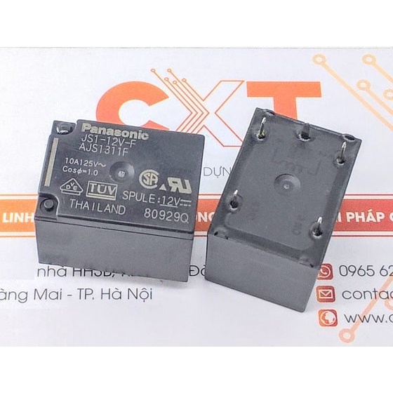JS1-12V-F Relay Panasonic 12V 10A 5 chân | Shopee Việt Nam