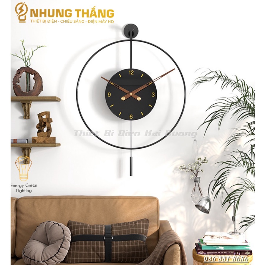 4 Mẫu - Đồng Hồ Treo Tường Decor - Đường Kính 60cm - Decor Trang Trí ...
