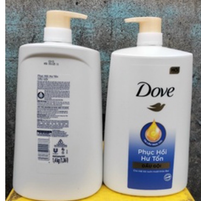 Dầu Gội Dove Phục Hồi Tóc Hư Tổn 900gr/ 1.4Kg