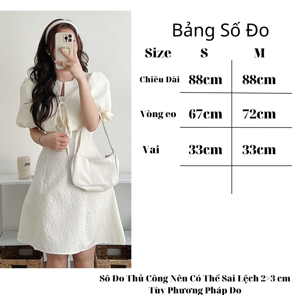 Váy Thời Trang Nữ Phong Cách Tiểu Thư Giả Set Cột Nơ Trước Ngực Phong Cách Hàn Quốc Đ9223