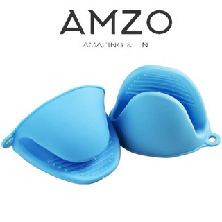AMZO_BAO TAY SILICONE CÁCH NHIỆT DÙNG NHẤC NỒI NHÀ BẾP CHỐNG BỎNG