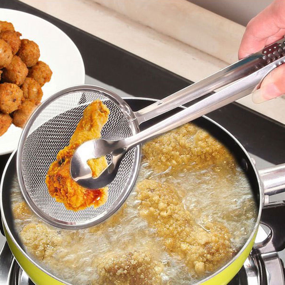 KẸP GẮP THỨC ĂN CHIÊN RÁO DẦU - KẸP GẮP THỨC ĂN INOX