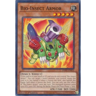 Thẻ Bài Yugioh Bio-Insect Armor - PHHY-EN014 - Common 1st Edition ...