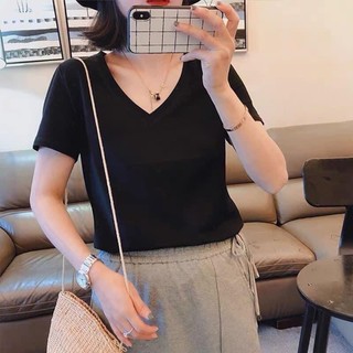 Pull cotton dẻo CỔ TIM nhiều màu ơi