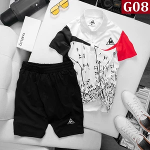 Bộ polo thể thao hè nam - bộ thể thào gà sz 50-110kg