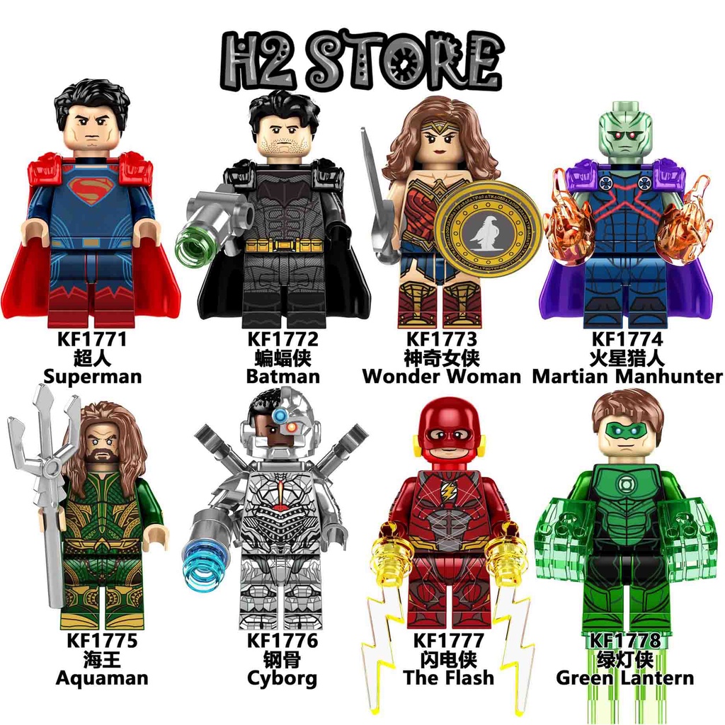 Minifigures nhân vật DC - Lego mini Siêu anh hùng vũ trụ DC Superman ...