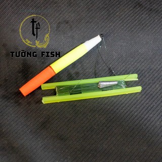 Bộ  cước ,lưỡi, phao, chì cột sẵn bộ dây cước đã buộc sẵn dùng cho câu đơn đài
