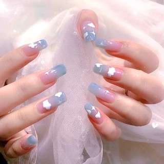 Bút dặm ombre có bông mút 2 đầu - dặm màu nail nhanh tiện lợi