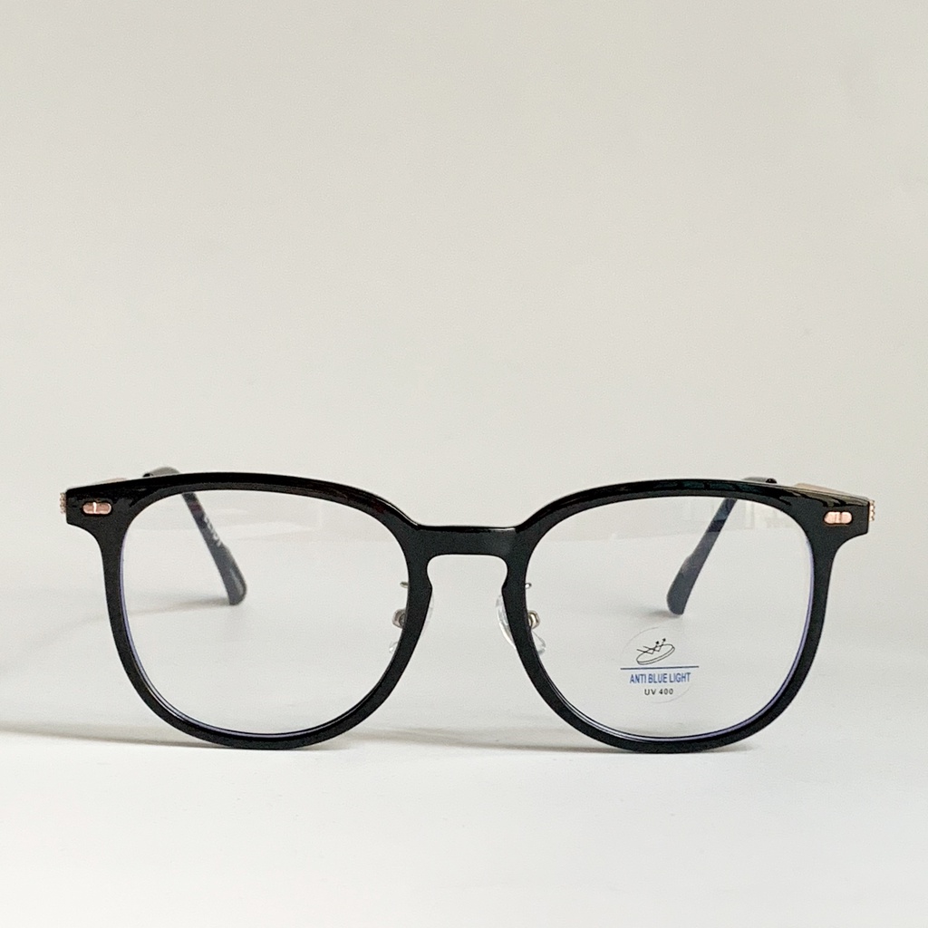Gọng kính cận ELIOT Eyewear 21027 tròng chống ánh sáng xanh dáng vuông nam nữ thời trang chất liệu kim loại không gỉ