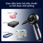 Máy hút bụi thổi khí nén không dây 4 trong 1 cầm tay nhỏ gọn làm sạch bàn phím máy tính/ xe hơi — ảnh 6