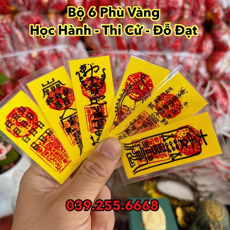 Bộ 6 Phù Vàng Về Học Tập - Đã Gia Trì | Shopee Việt Nam