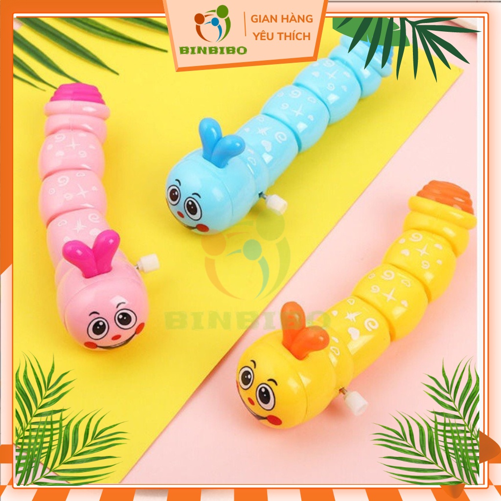 Đồ chơi con sâu vặn cót chạy đà cực dễ thương cho bé - Binbibo